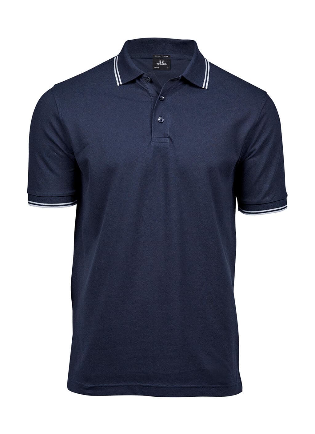 Luxury Stripe Stretch Polo - vue 2