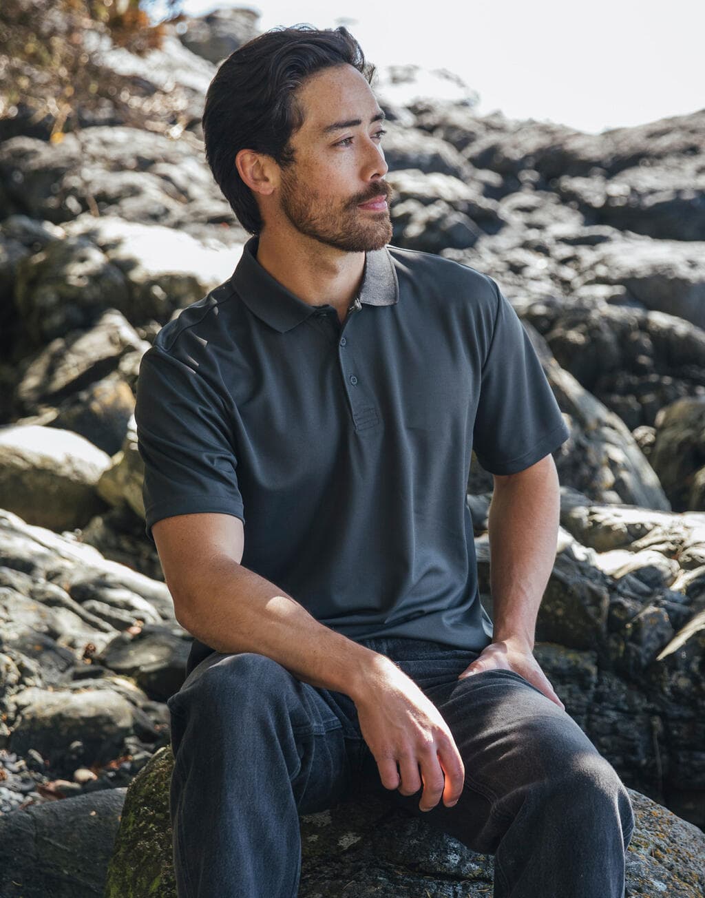 Eclipse Mens H2X DRY Polo - vue 2