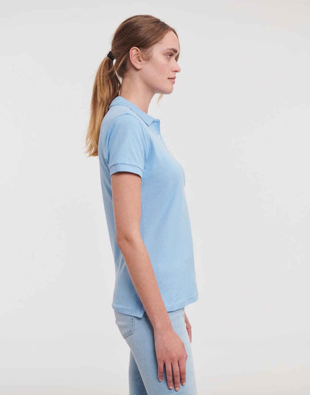 Ladies' Fitted Stretch Polo - vue 2