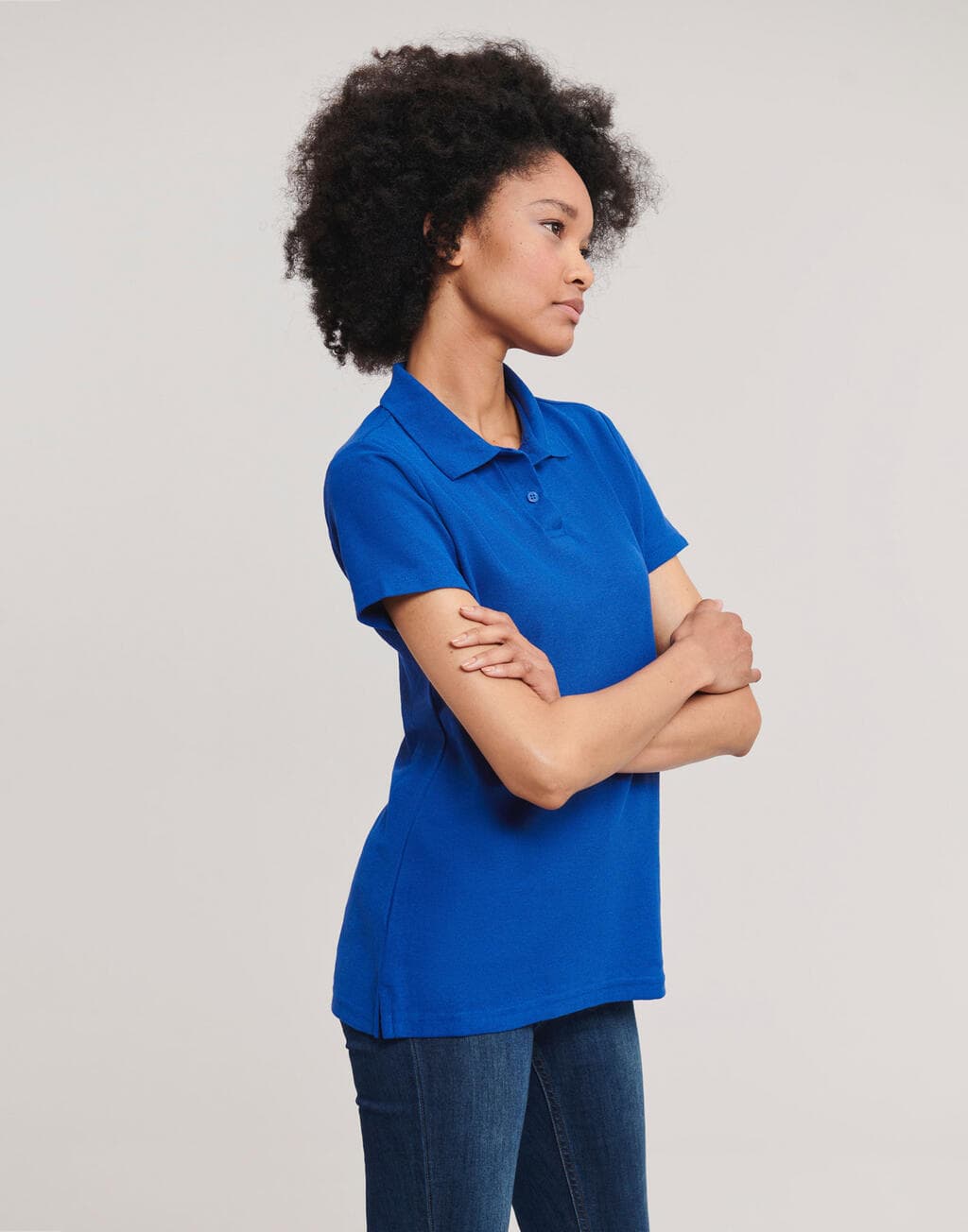 Ladies' Classic Polycotton Polo - vue 2