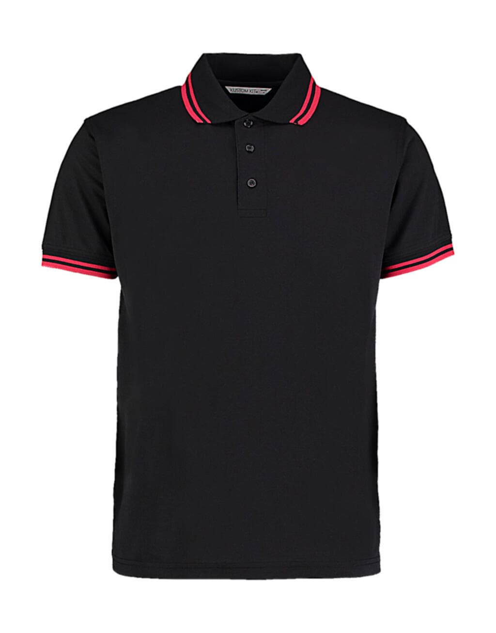 Classic Fit Tipped Collar Polo - vue 2