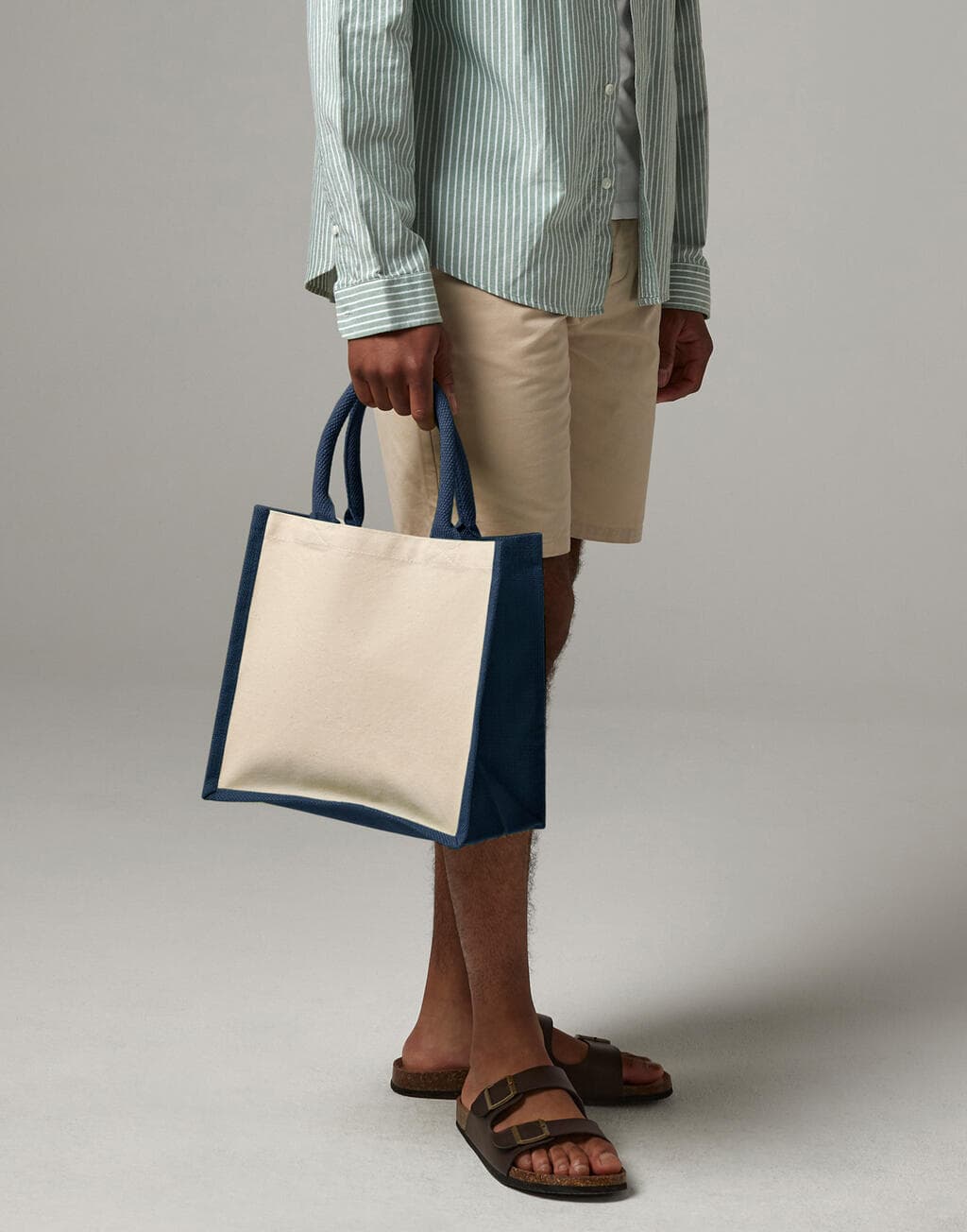Printers' Midi Jute Bag - vue 2