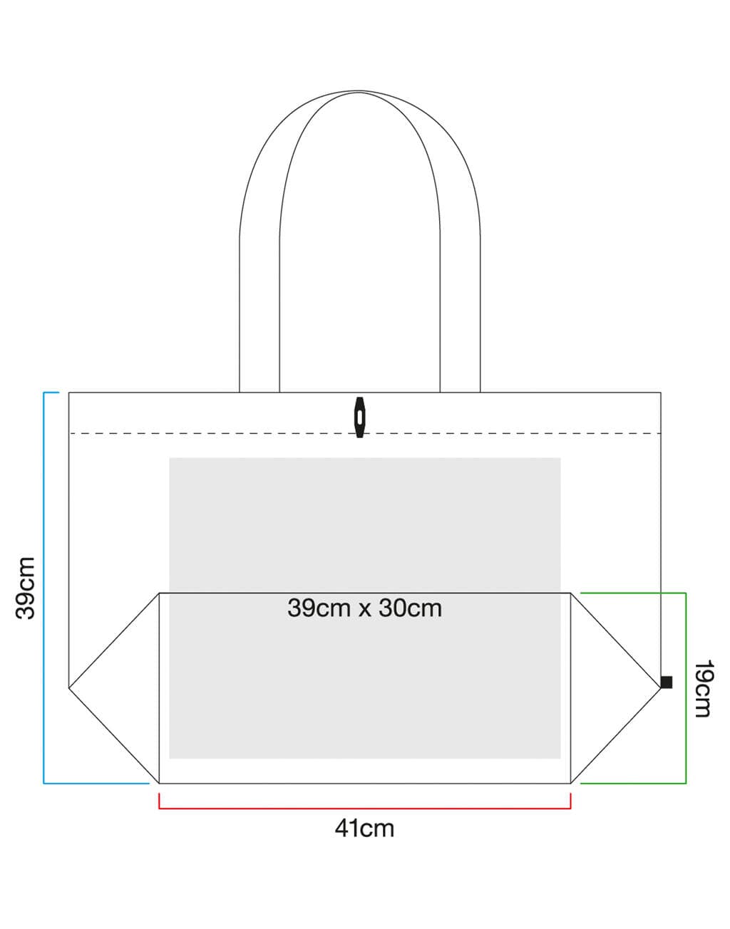 EarthAware™ Organic Marina Tote XL - vue 6