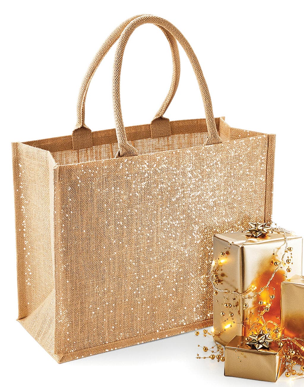 Shimmer Jute Shopper - vue 3