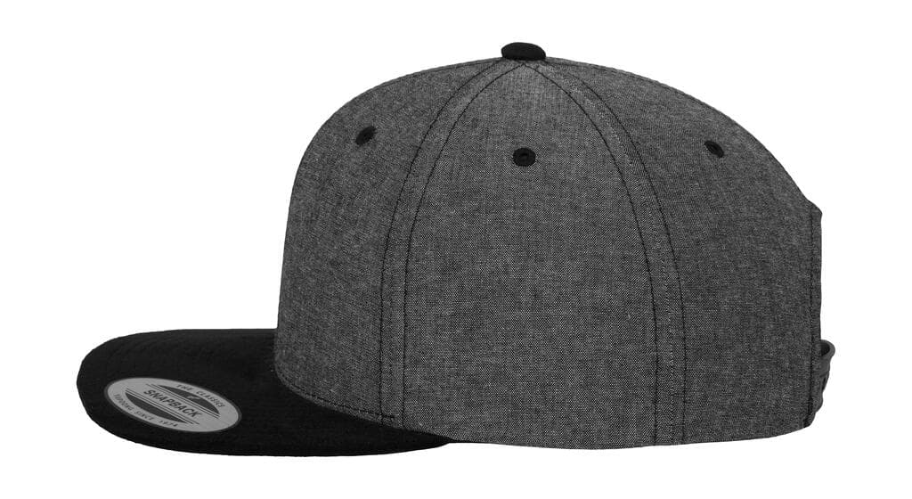 Chambray-Suede Snapback - vue 6