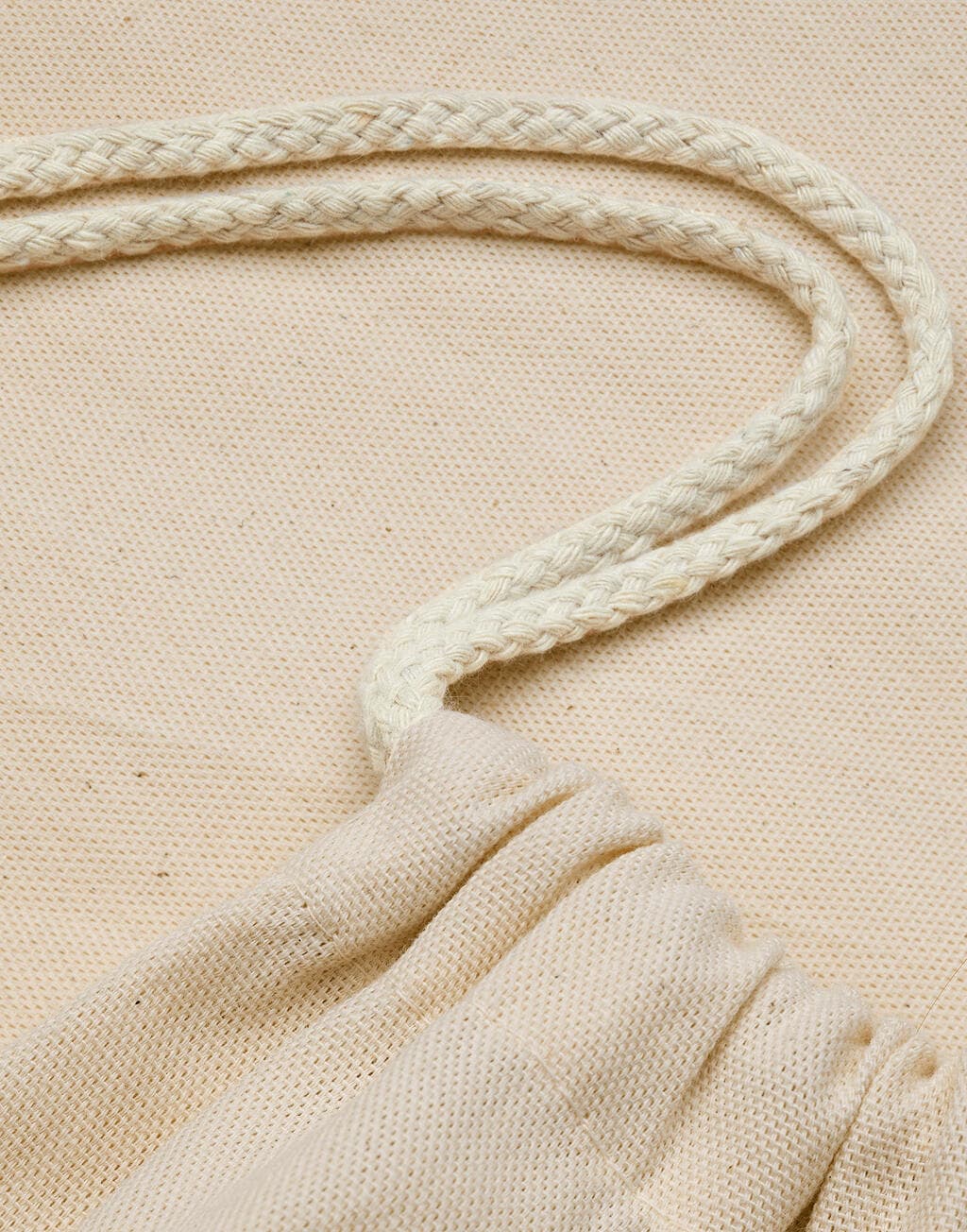 Baby Canvas Cotton Drawstring Backpack - vue 4