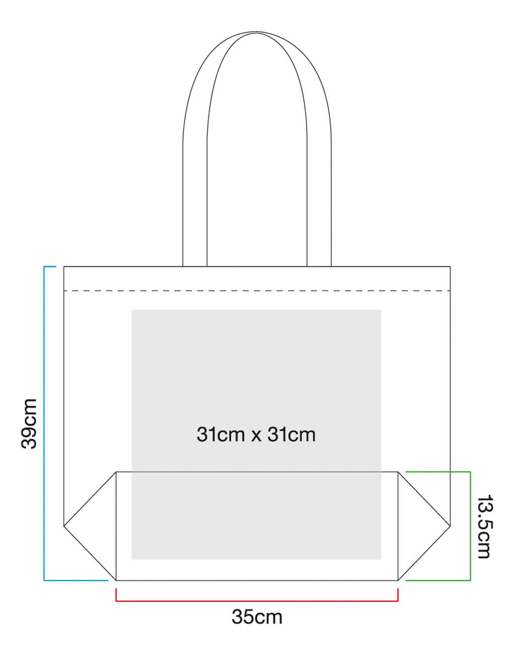 Premium Cotton Maxi Tote - vue 6