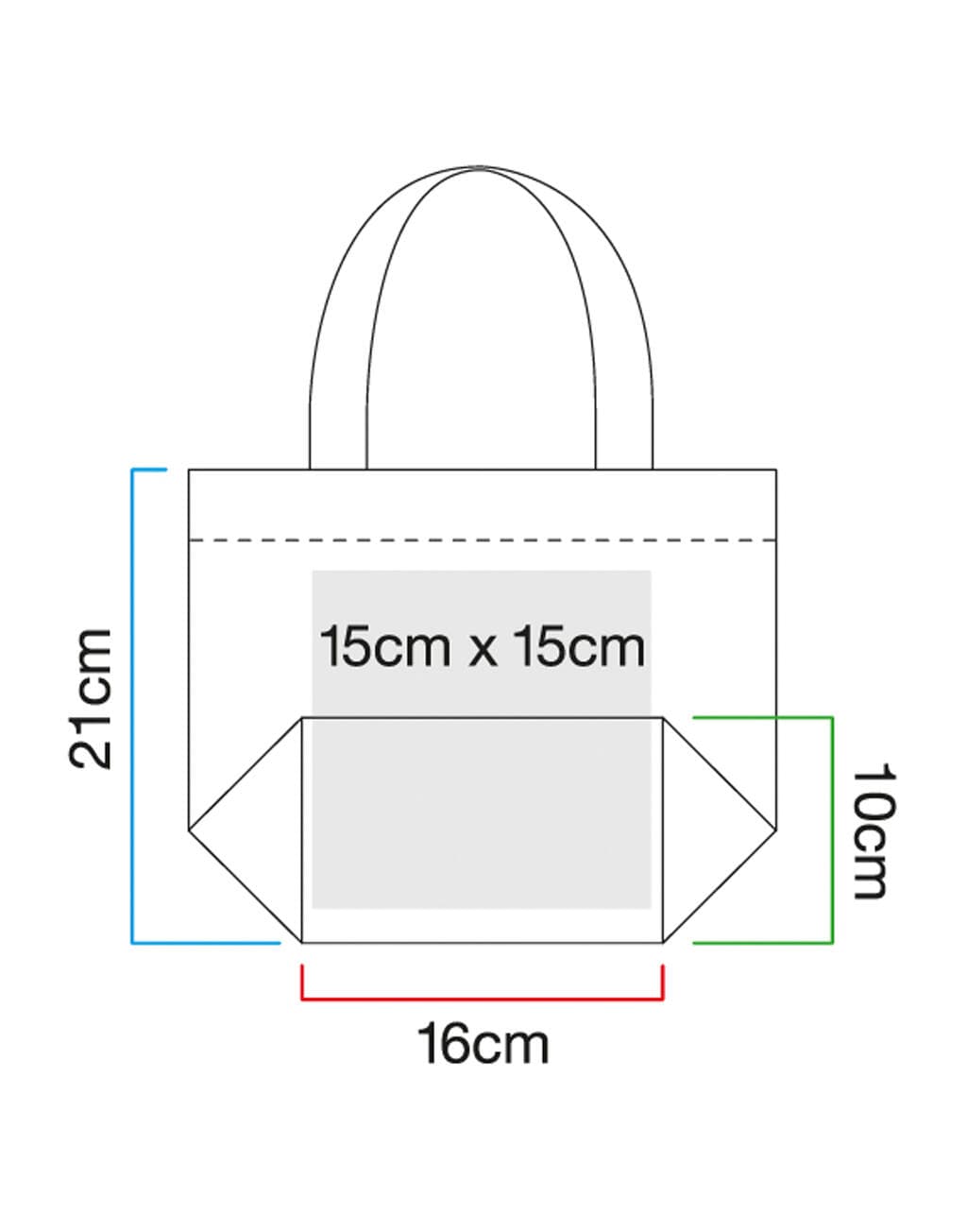 EarthAware™ Organic Marina Mini Tote - vue 4