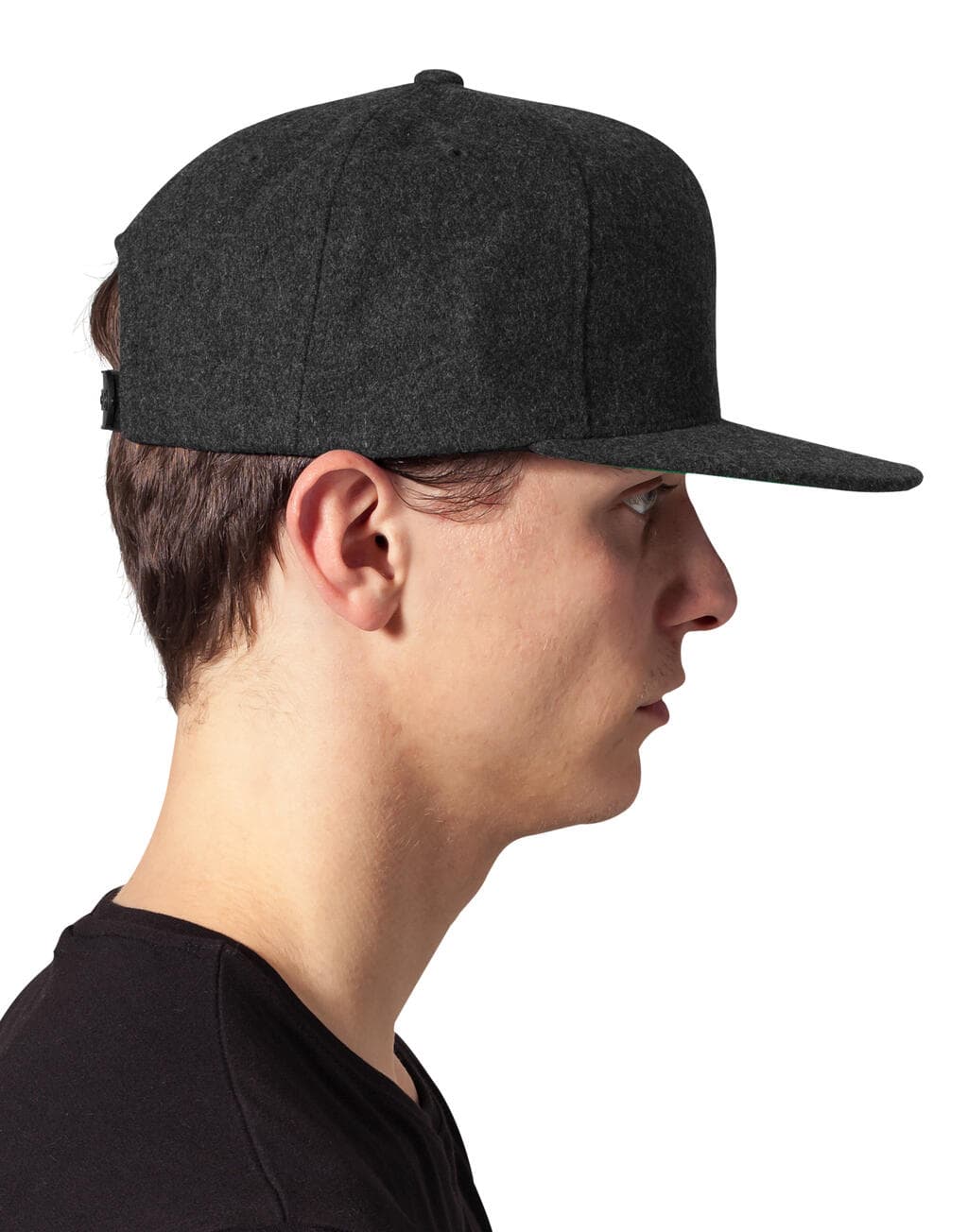 Melton Wool Snapback - vue 4