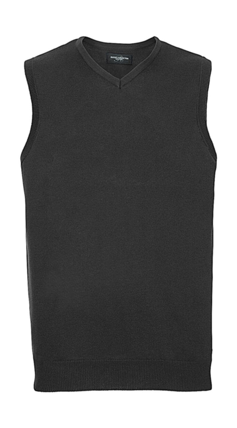 Adults' V-Neck Sleeveless Knitted Pullover - vue 6
