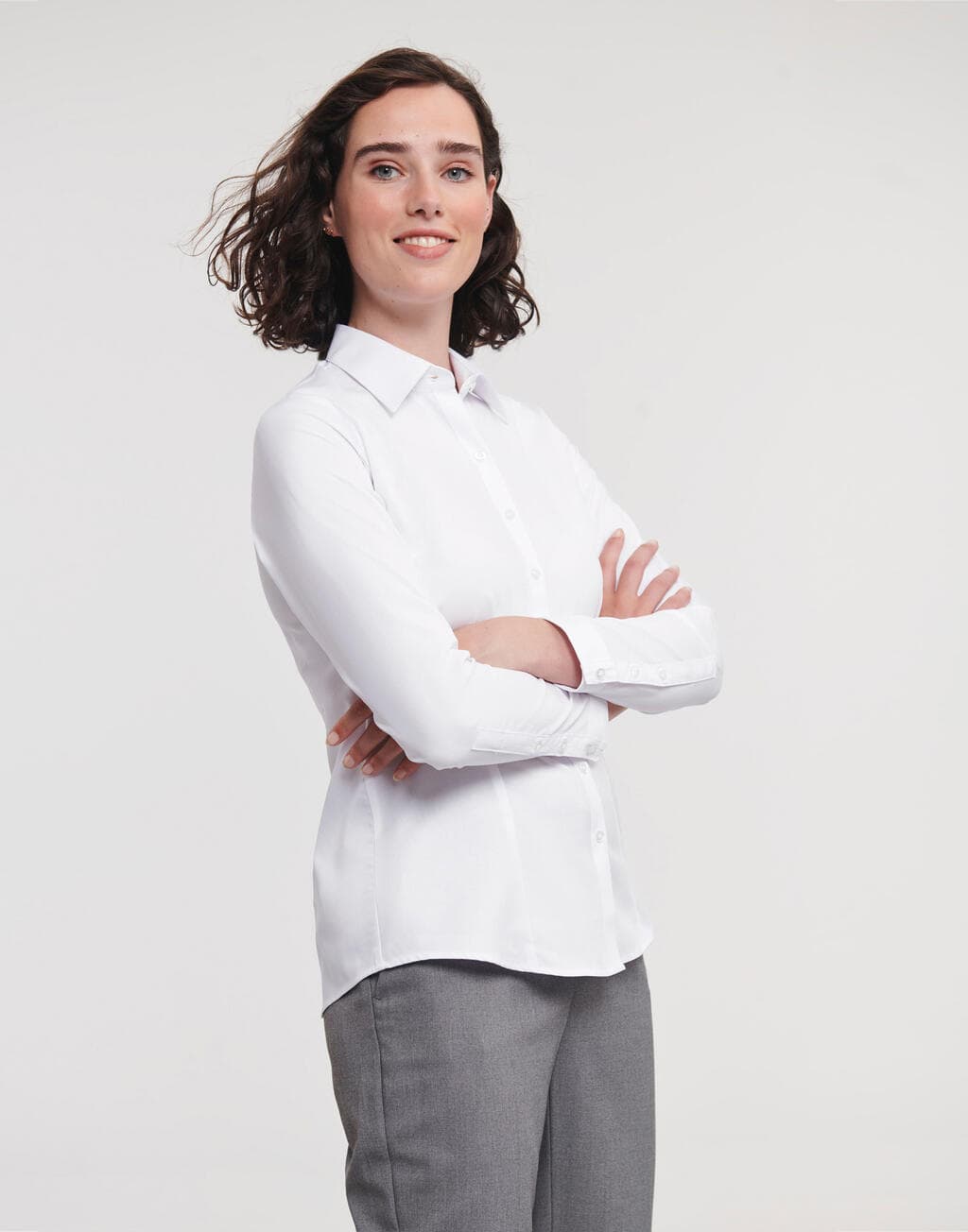 Ladies' LS Herringbone Shirt - vue 2