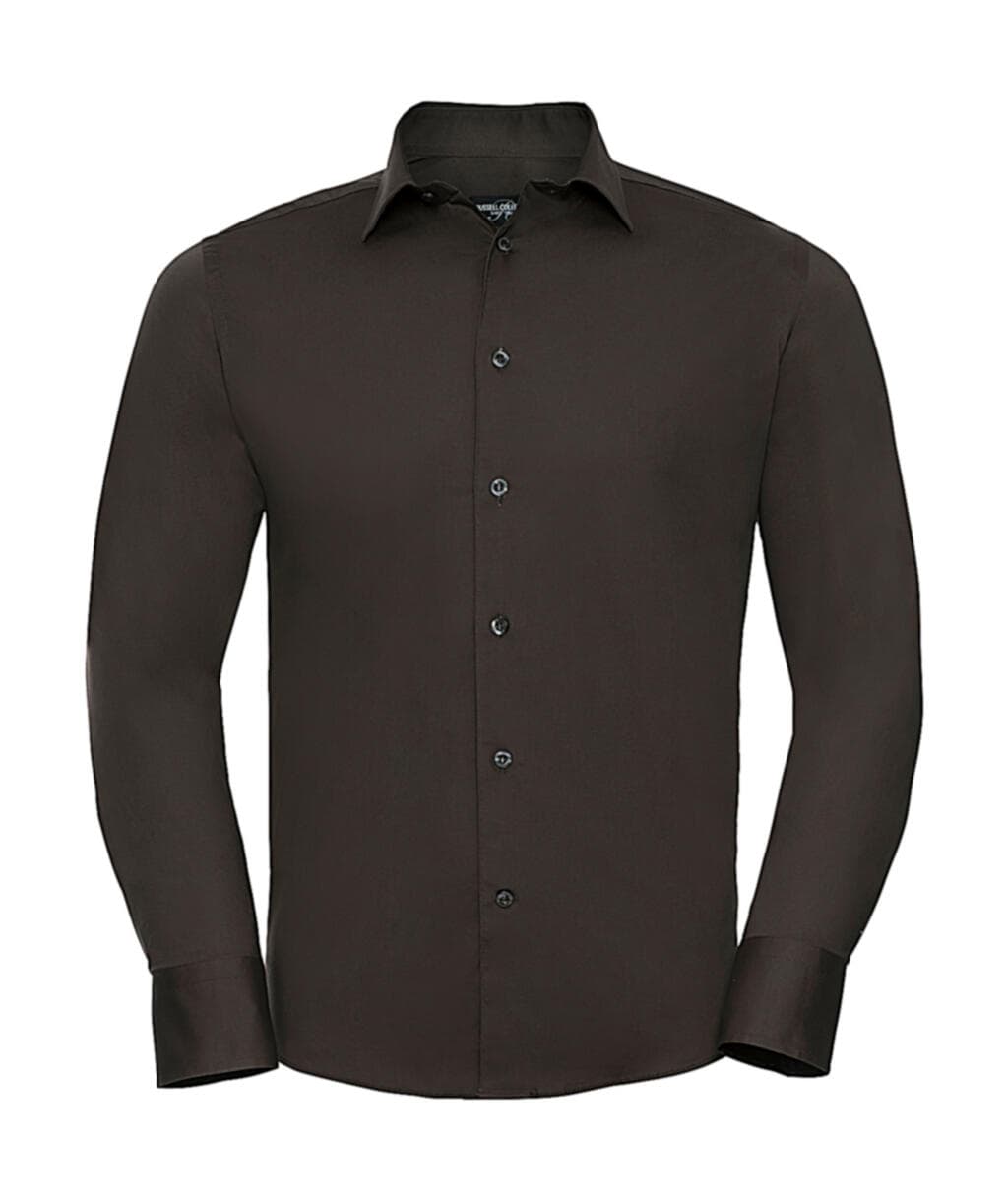 Fitted Long Sleeve Stretch Shirt - vue 5
