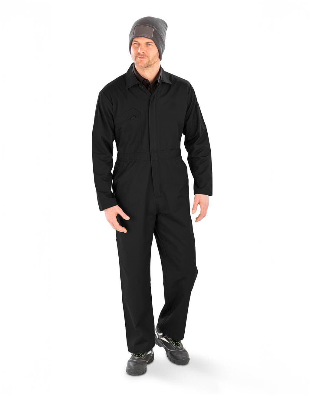 Recycled Action Overall with Zip Front - vue 6