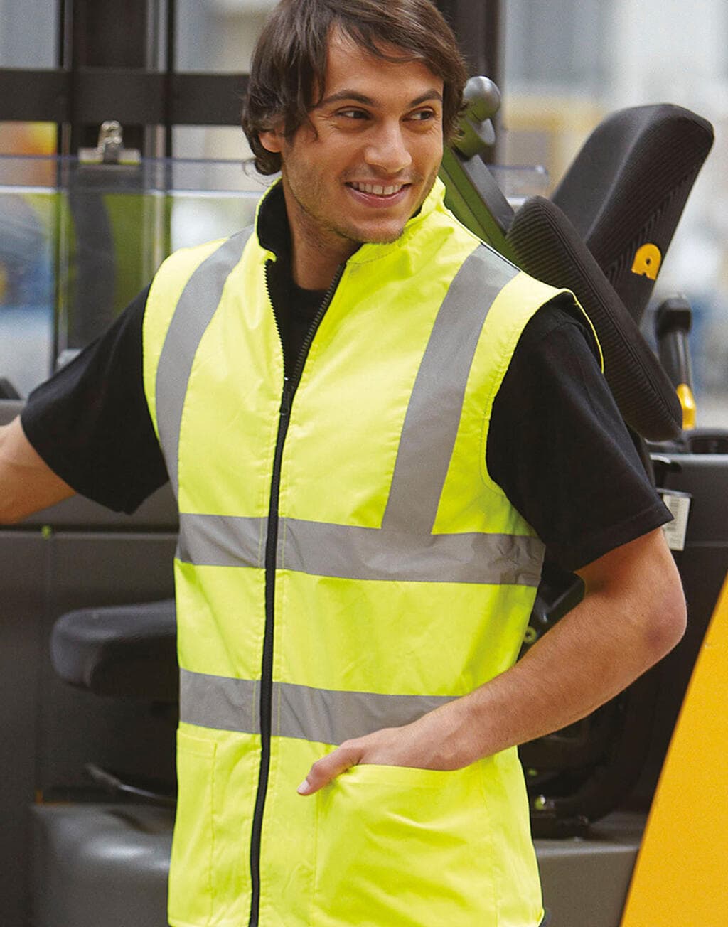 Fluo Fleece Reversible Bodywarmer - vue 2