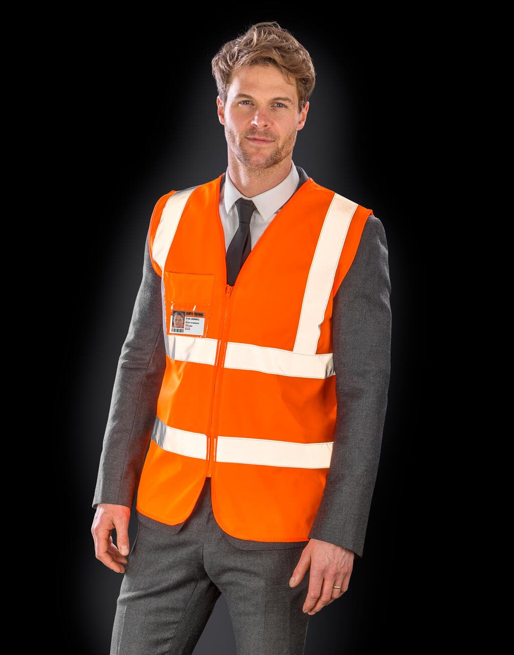 Zip I.D. Recycled Safety Tabard - vue 2