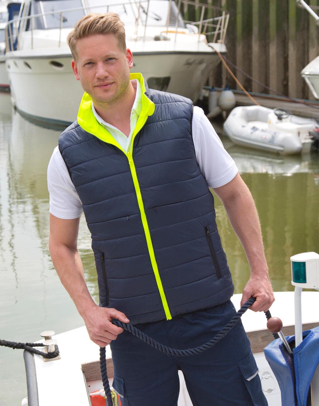 Reversible Soft Padded Safety Gilet - vue 4
