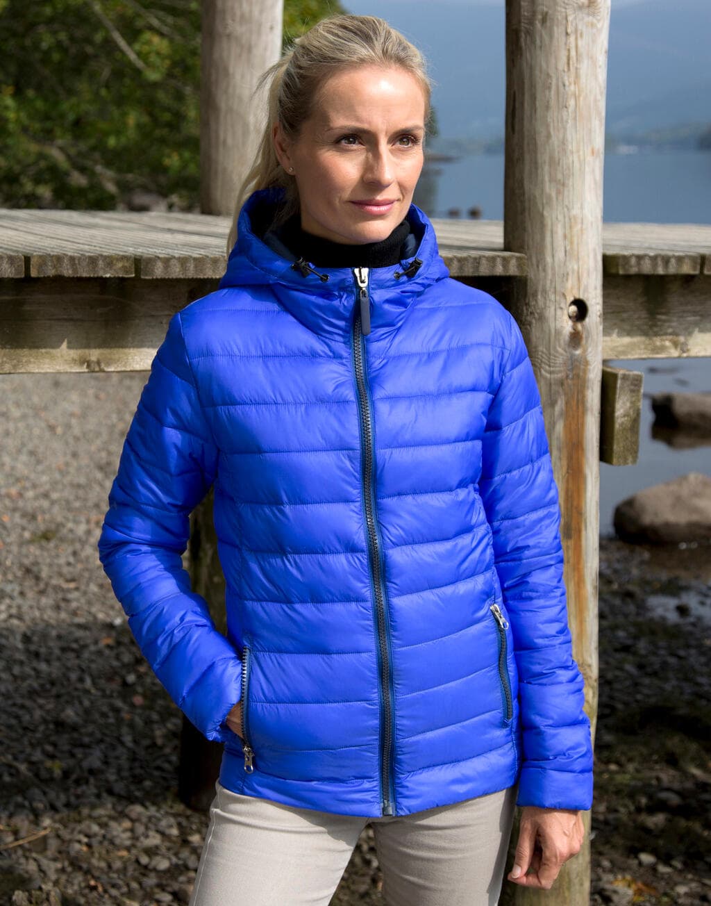 Ladies' Snow Bird Hooded Jacket - vue 3