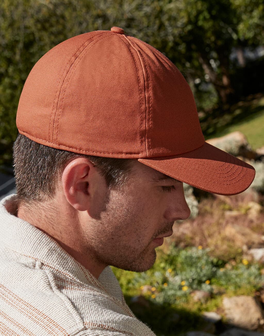 Organic Cotton 6 Panel Cap - vue 3