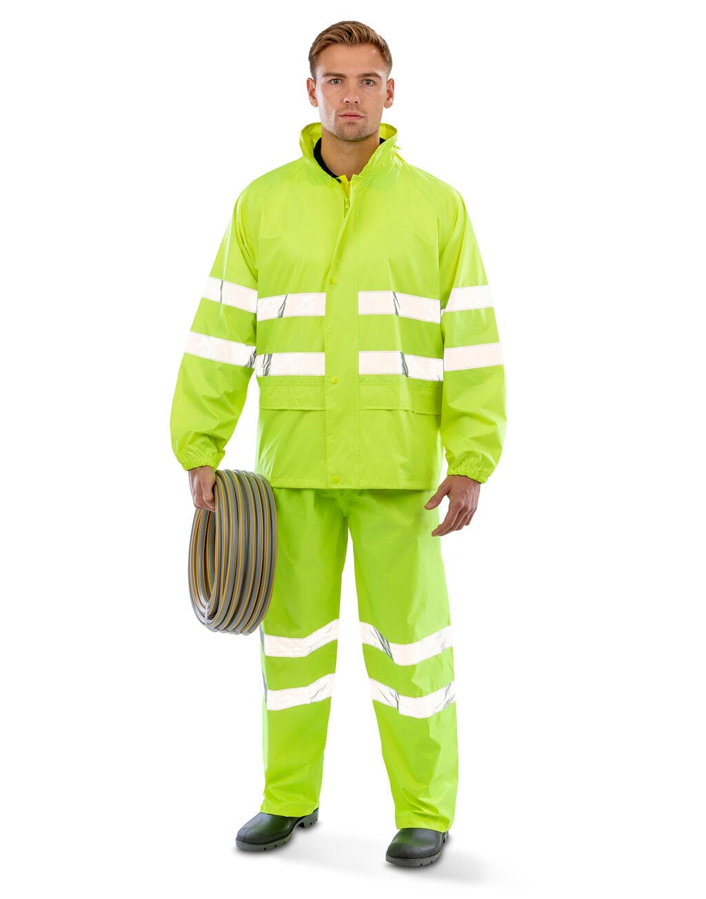 Hi-Vis Waterproof Suit - vue 2