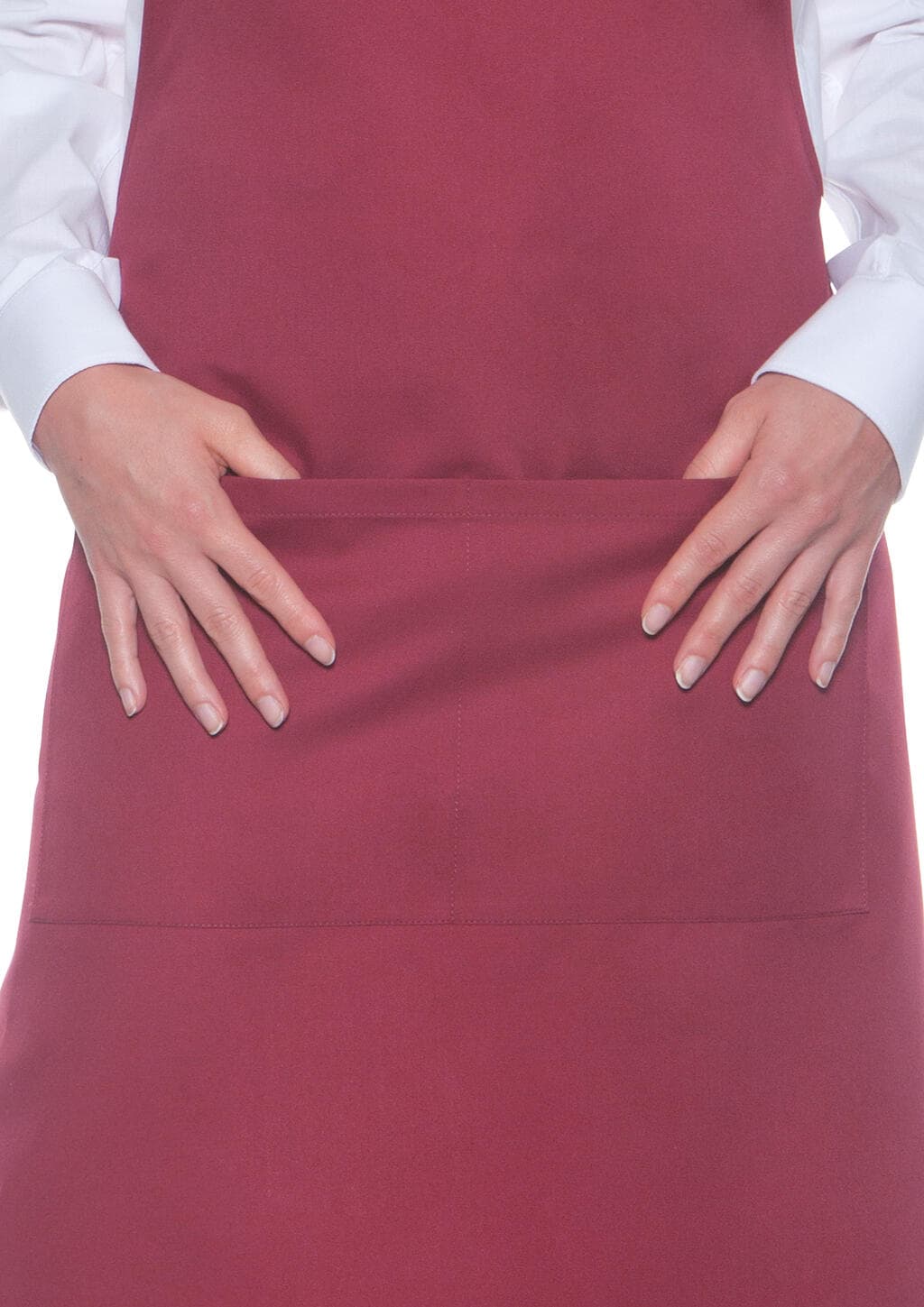 Bib Apron Basic with Pocket - vue 4
