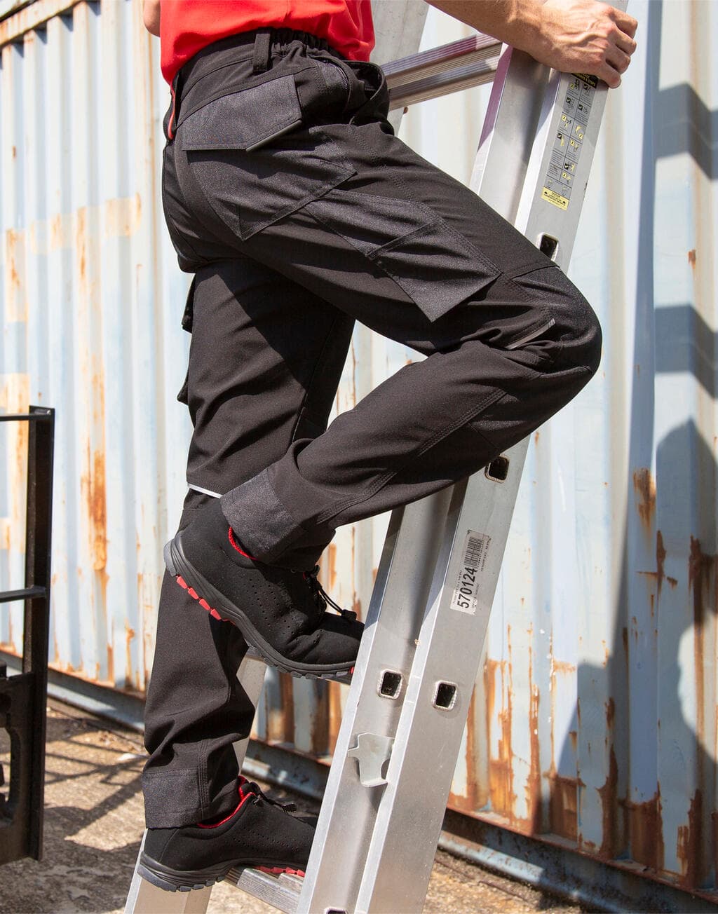 Slim Softshell Work Trousers - vue 2