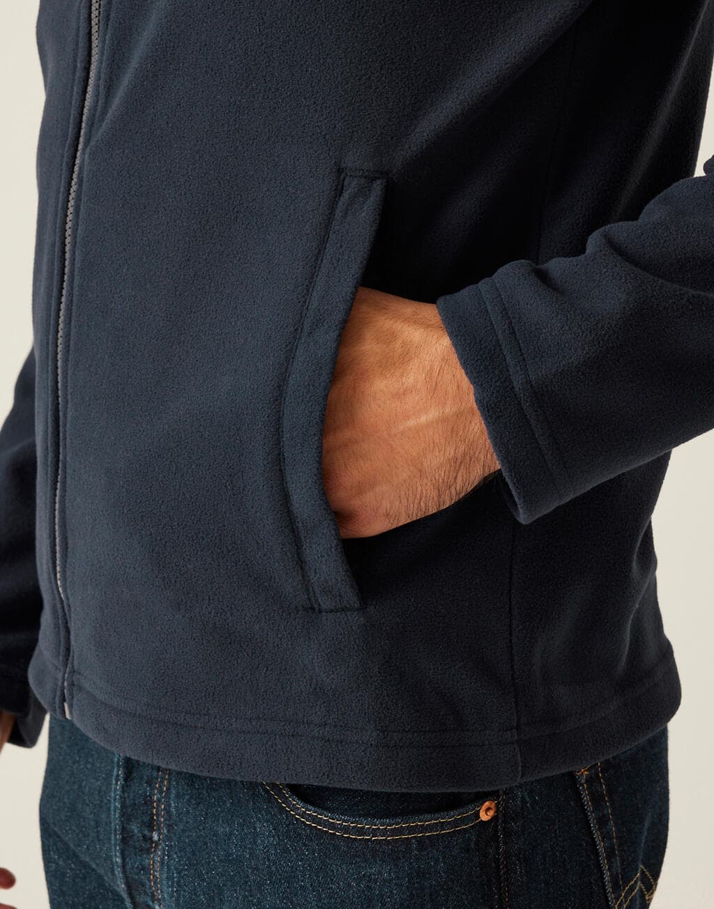 Honestly Made Recycled Full Zip Microfleece - vue 6