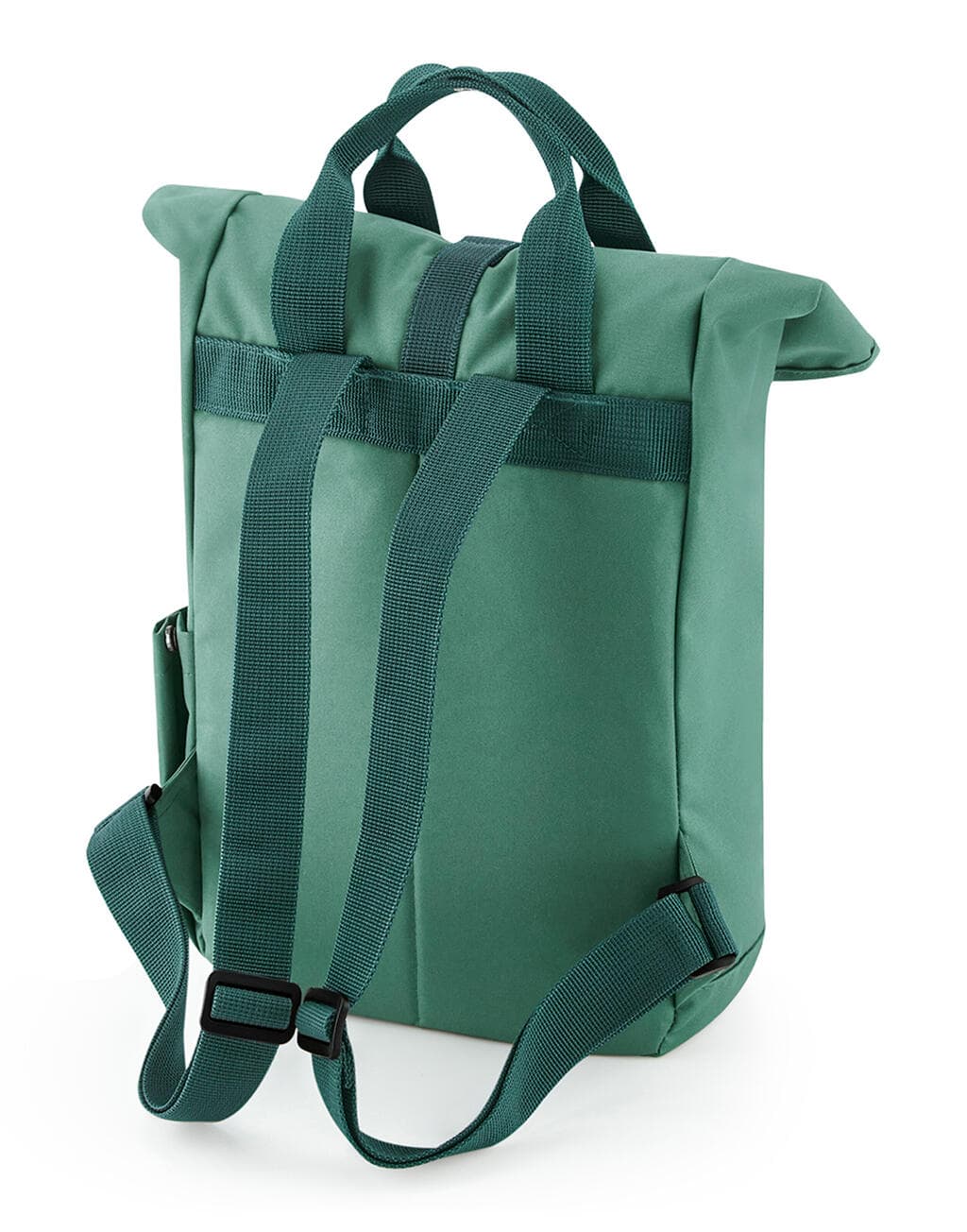 Recycled Mini Twin Handle Roll-Top Backpack - vue 6