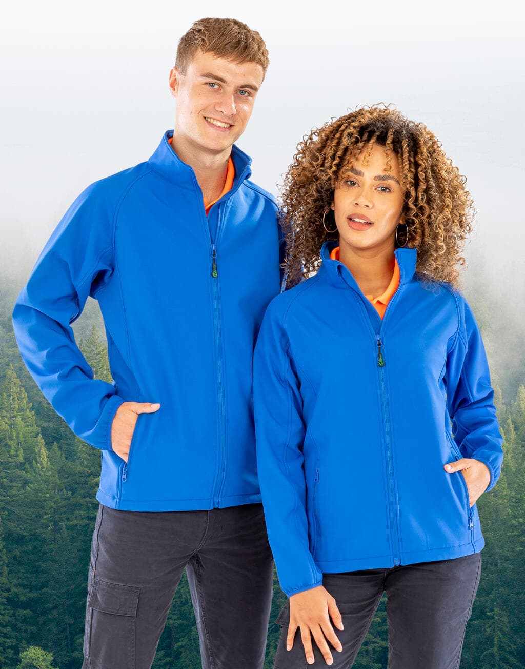 Women's Recycled 2-Layer Printable Softshell Jkt - vue 2