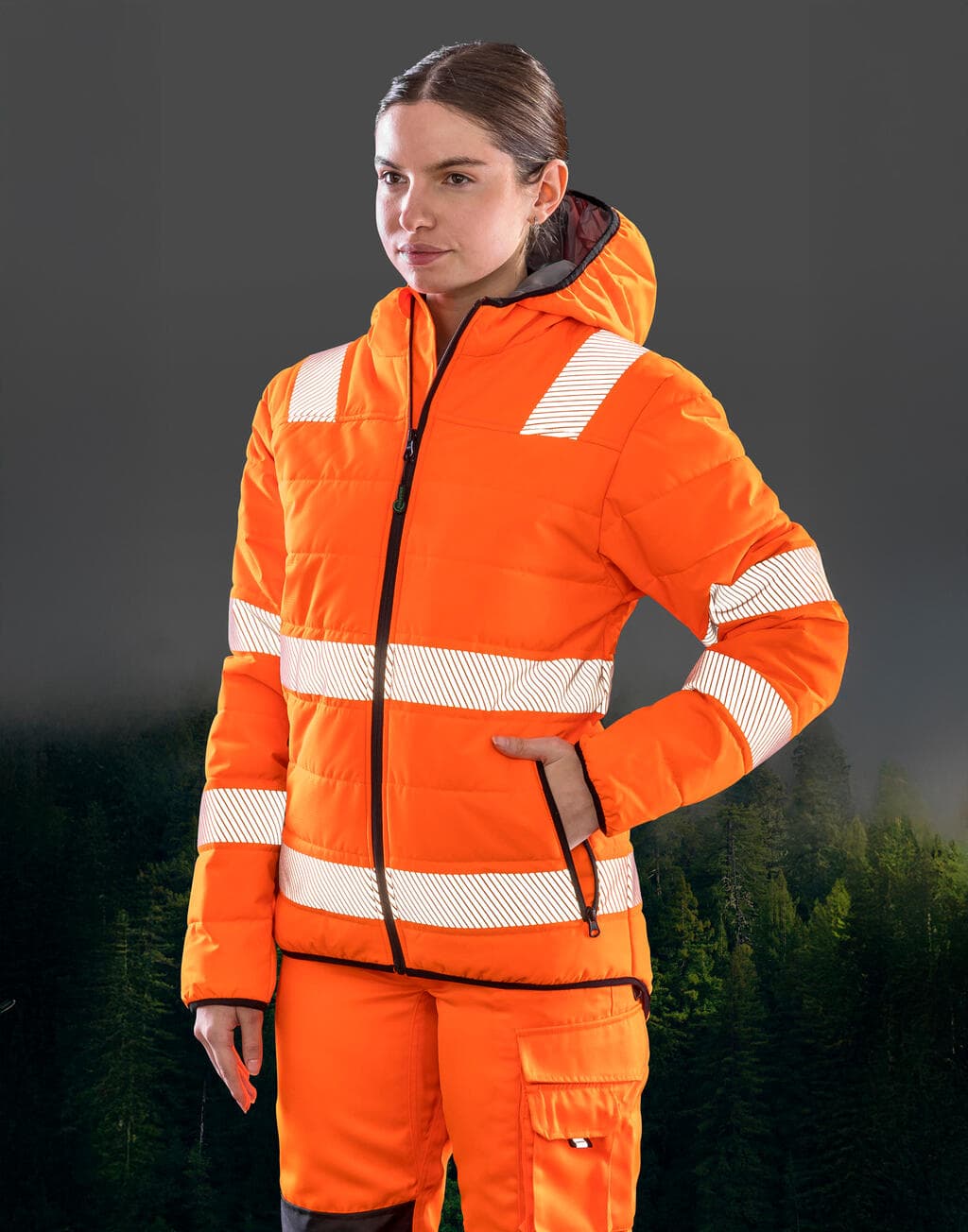 Recycled Ripstop Padded Safety Jacket - vue 2