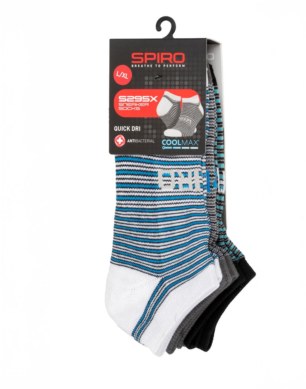 3-Pack Mixed Stripe Sneaker Socks - vue 4
