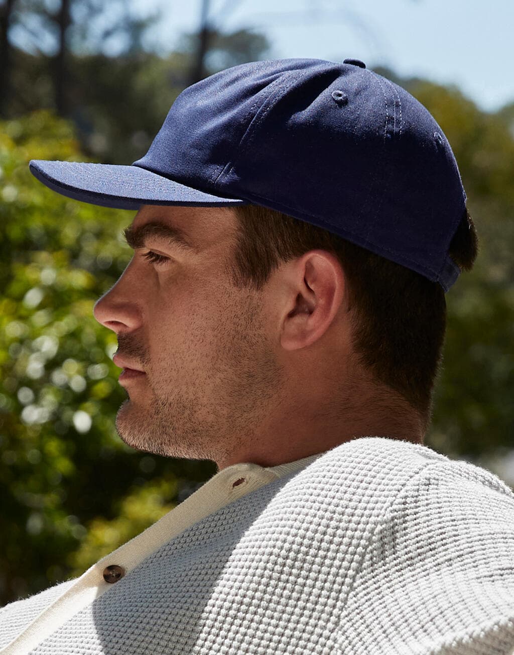 Organic Cotton Unstructured 5 Panel Cap - vue 3