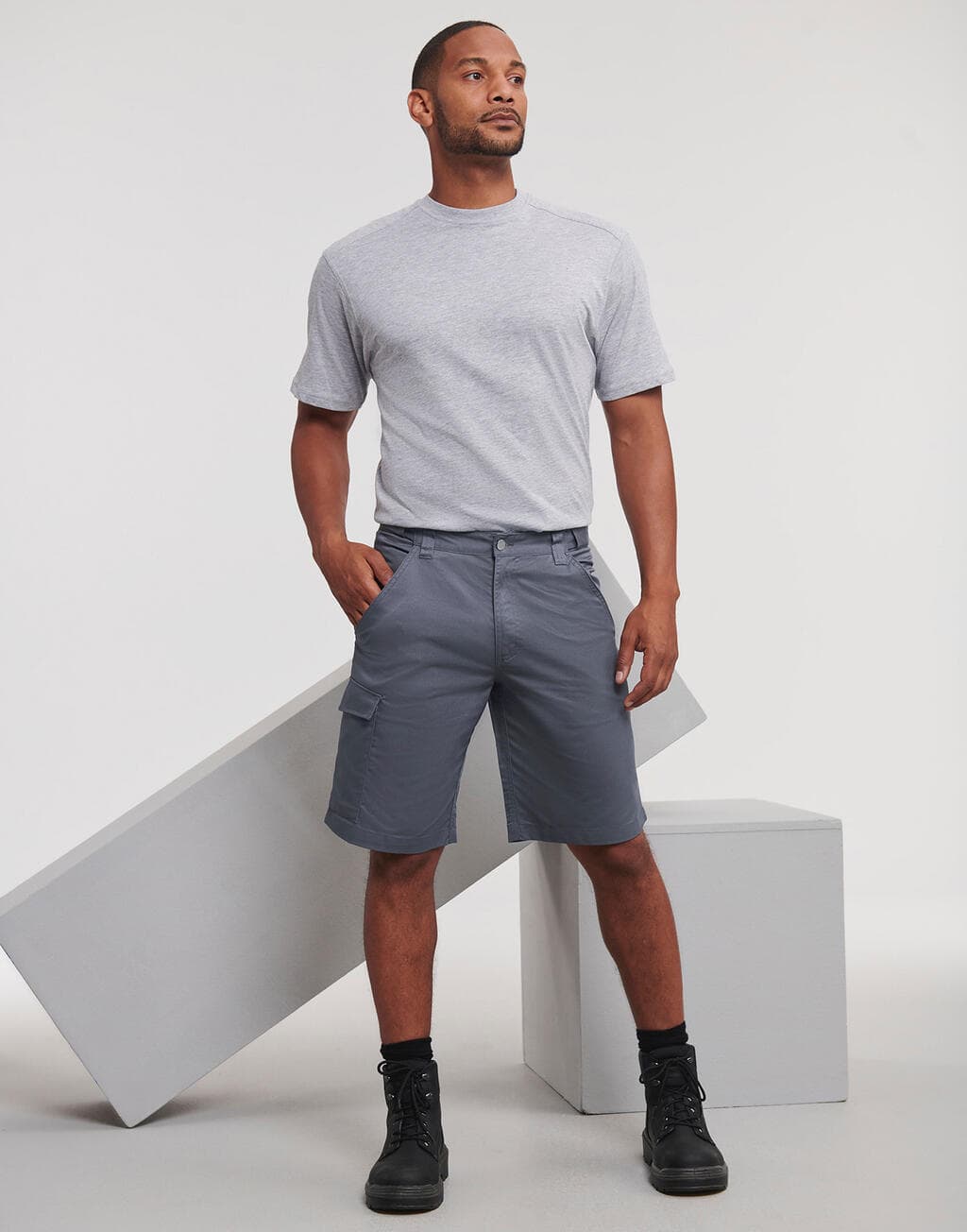 Twill Workwear Shorts - vue 3